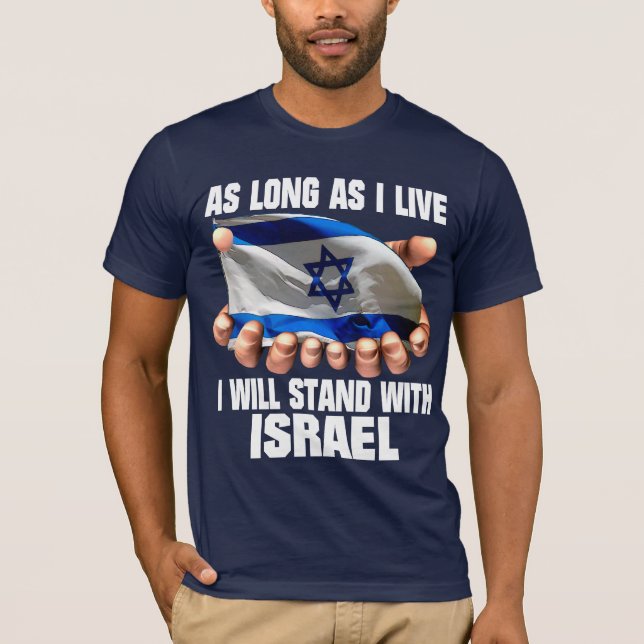 Jag ska stativ med Israel T Shirt (Framsida)