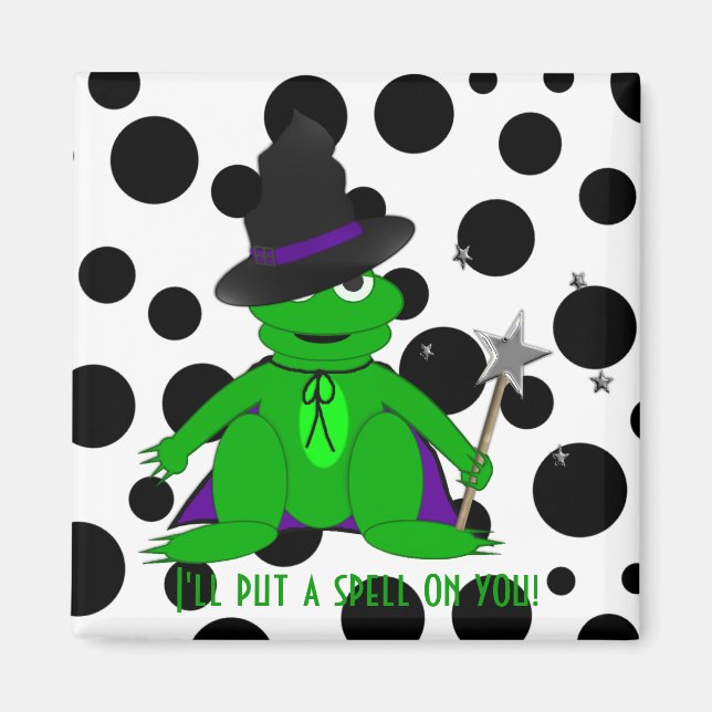 Jag ska stava på dig! Magic Frog Magnet (Framsidan)