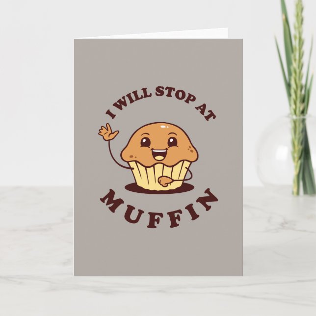 Jag ska stoppet på muffinen kort (Framsida)
