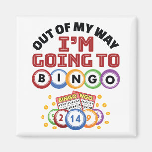 Jag ska till Bingo. Magnet