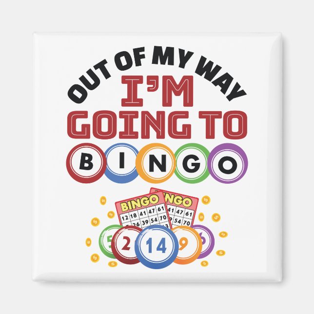 Jag ska till Bingo. Magnet (Framsidan)