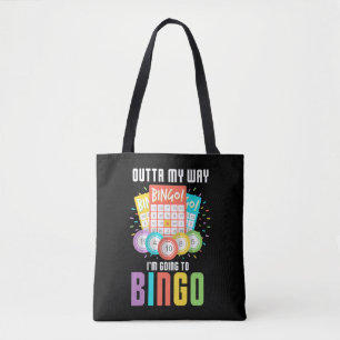 Jag ska till Bingo Player Humor spelspel Tygkasse