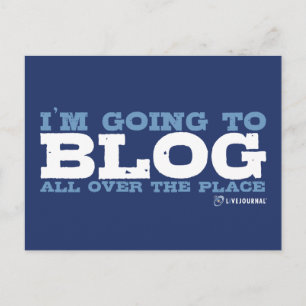 Jag ska till bloggen över hela ställe (LiveJournal Vykort