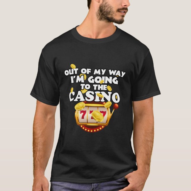 Jag ska till Casino Las Vegas Ga. T Shirt (Framsida)
