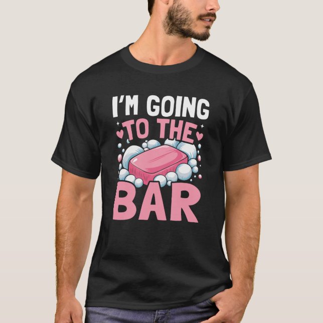 Jag ska till Pub - soap Skapar T Shirt (Framsida)