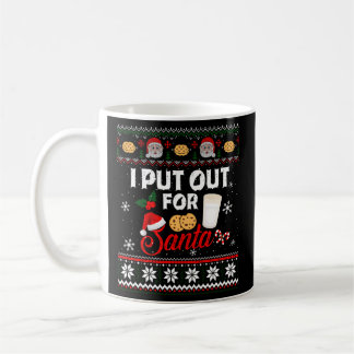 Jag ska till Santa Cookies och Mjölk Ugly Kaffemugg
