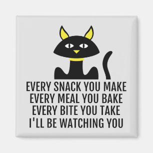 Jag ska titta på Cute Cat Pun. Magnet