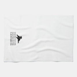"Jag ska titta på dig" Labrador Kitchen Towel Kökshandduk