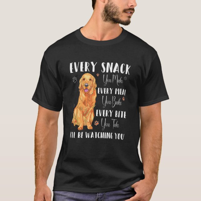 Jag ska titta på Hund Graphic T Shirt (Framsida)