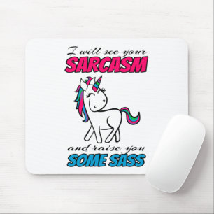 Jag ska träffa din Sarcasm och ta upp lite skit. Musmatta