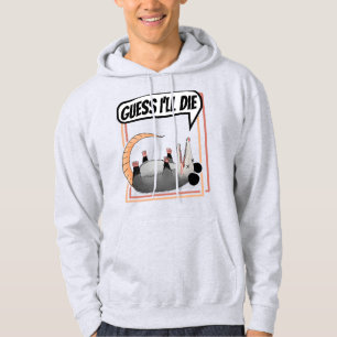 Jag ska väl dö där Possum spelar död Opossum Hoodie