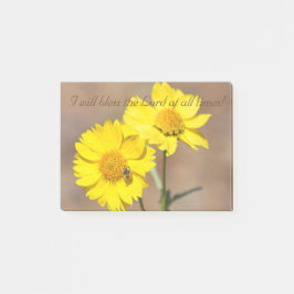 Jag ska välsignar lorden alls tider post-it block