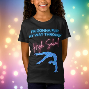 Jag ska vända mig genom gymnasiet. t shirt