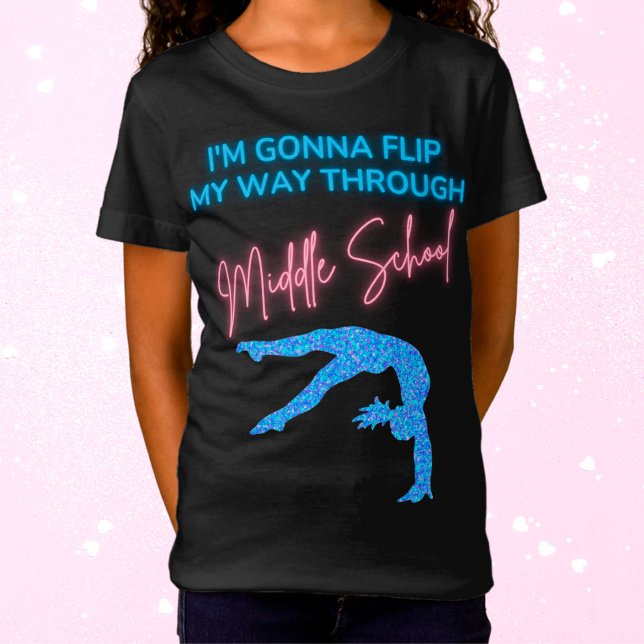 Jag ska vända mig genom Mitten School T Shirt (Skapare uppladdad)