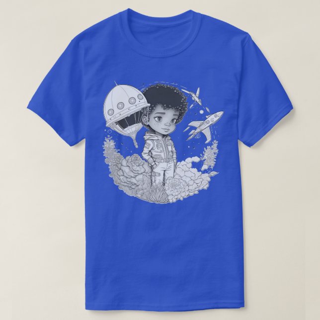 Jag ska vara en astronaut-sketch t shirt (Design framsida)