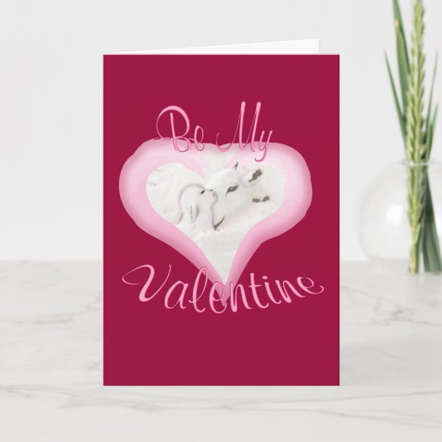 Jag ska vara min Valentine Helgkort (Framsida)