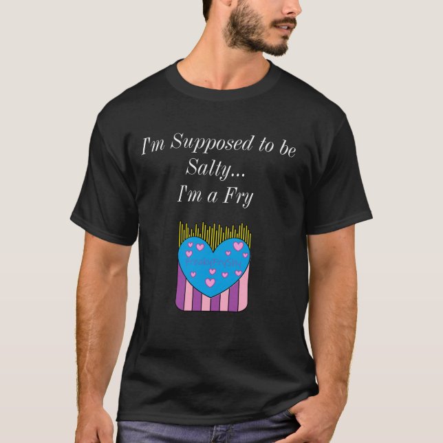 Jag ska vara Salty Shirt T Shirt (Framsida)