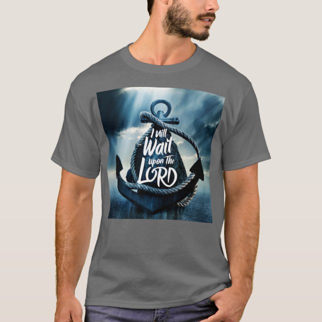 JAG SKALL VÄNTA PÅ HERREN T SHIRT (Framsida)