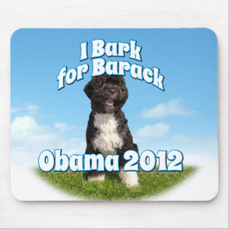 Jag skäller för Barack, Bo den första hunden Obama Musmatta