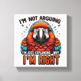 Jag skämtar inte canvastryck