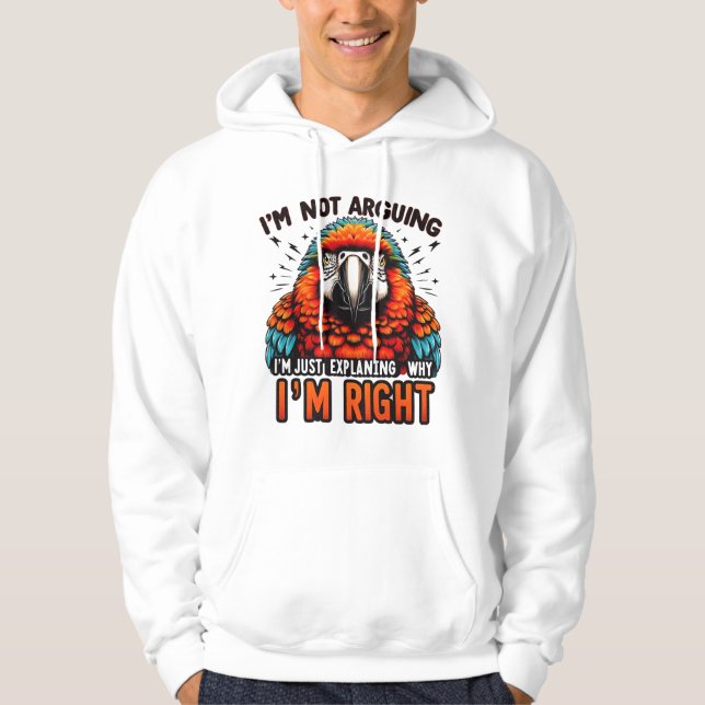 Jag skämtar inte hoodie (Framsida)