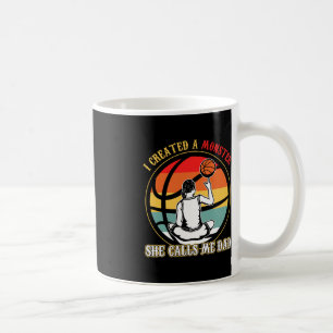 Jag Skapade en monster som kallar mig Pappa Basket Kaffemugg