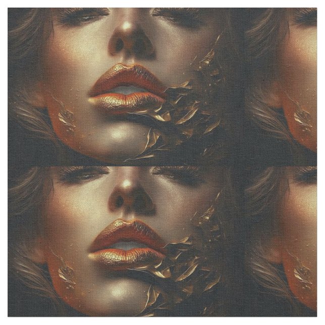 Jag skapade tyg! tyg (Närbild)