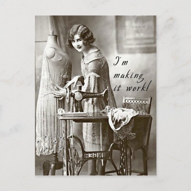 Jag Skapar att det fungerar Vykort (Framsida)