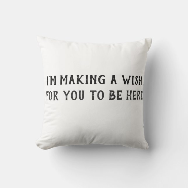 Jag skapar en önskekanal Pillow Kudde (Framsida)