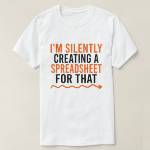 Jag Skapar ett kalkylblad för det T Shirt