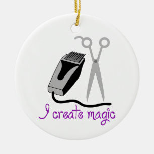 Jag Skapar Magic Julgransprydnad Keramik
