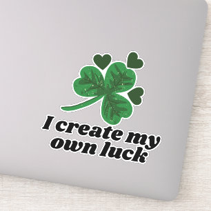 Jag Skapar min egen Tur - St. Patrick's Day Women Klistermärken