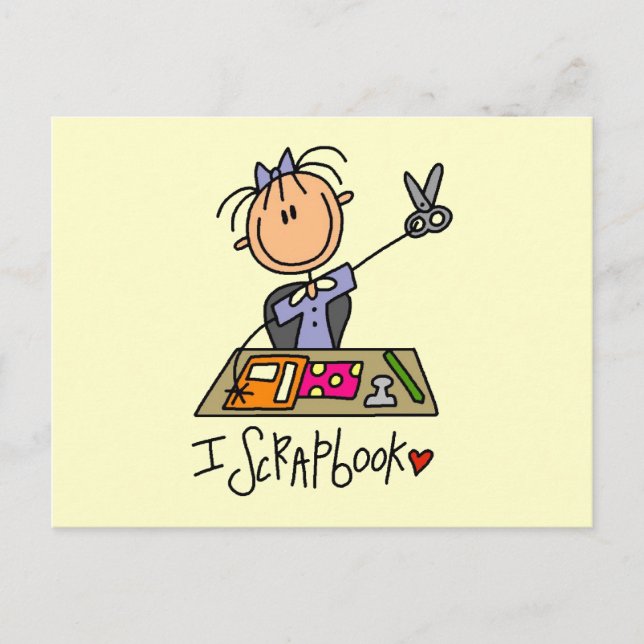 Jag skapar skrapbok vykort (Framsida)