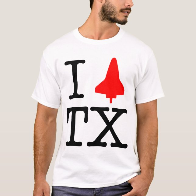 Jag skickar TX T-shirt (Framsida)