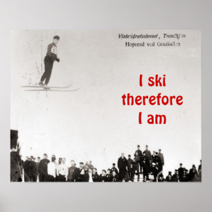 Jag skidar därför mig förmiddagen poster