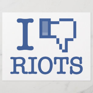 JAG SKILJER RIOTER REKLAMBLAD