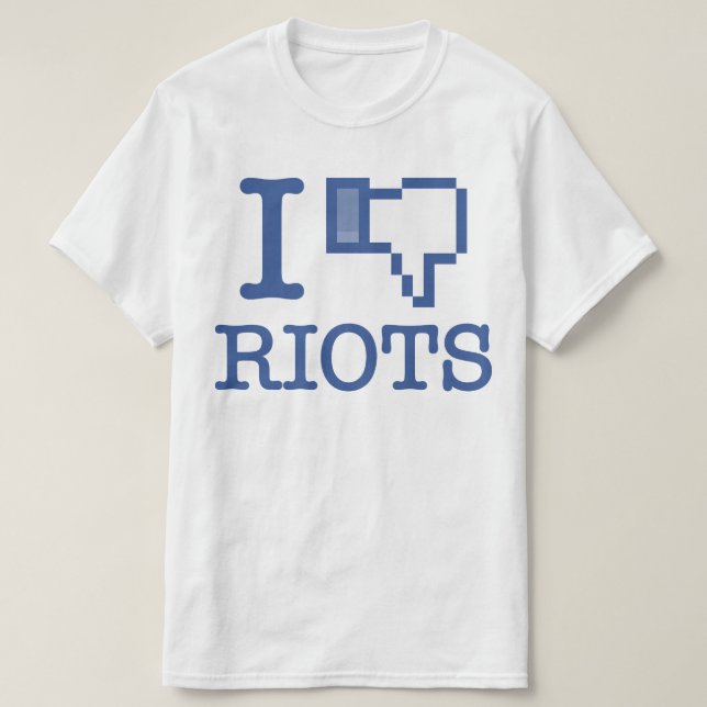 JAG SKILJER RIOTER TEE SHIRT (Design framsida)