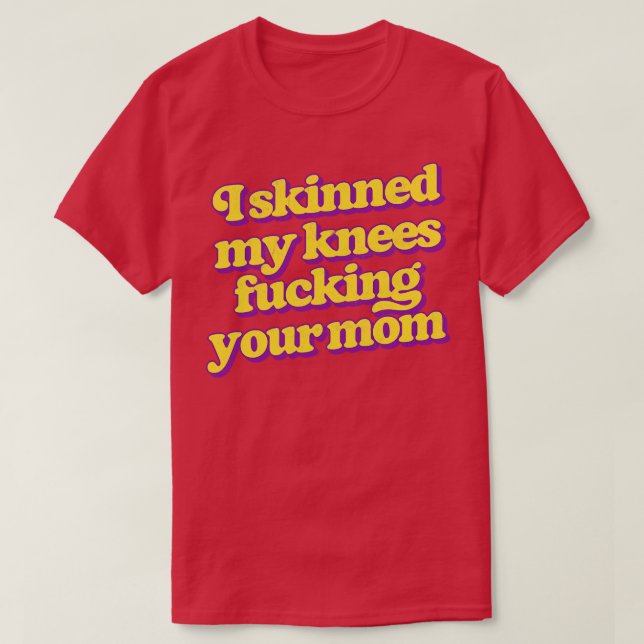 Jag skingrade mina horor i Mamma T Shirt (Design framsida)