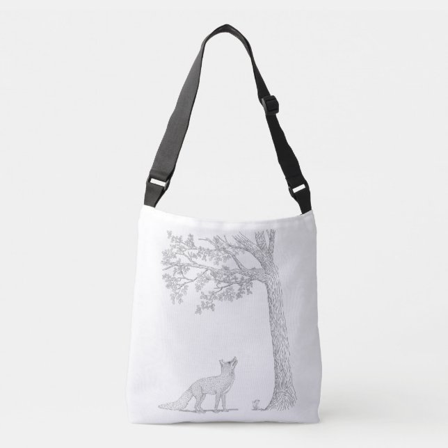 Jag skjuter ekorren axelväska (Framsida)