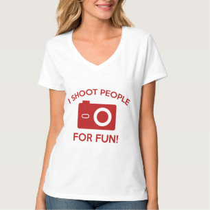 Jag skjuter folk för Roligt T Shirt