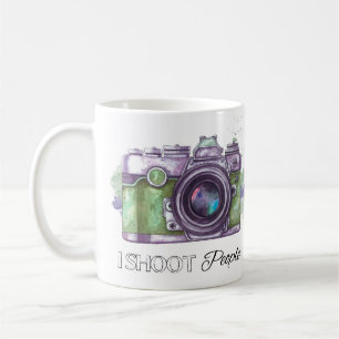 Jag skjuter folk, fotografigåvamugg kaffemugg