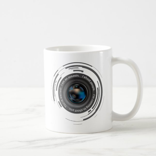 Jag skjuter folk kaffemugg (Höger)
