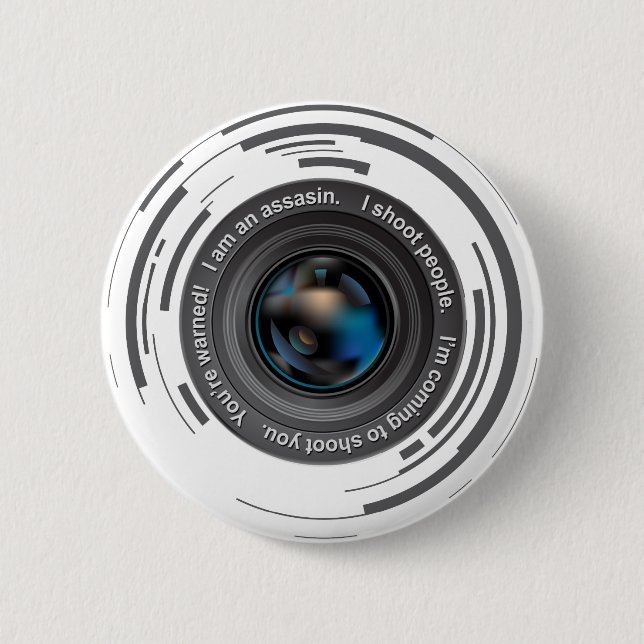 Jag skjuter folk knapp (Framsida)