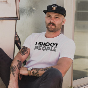 Jag skjuter folk roliga fotografier av älskare cit t shirt