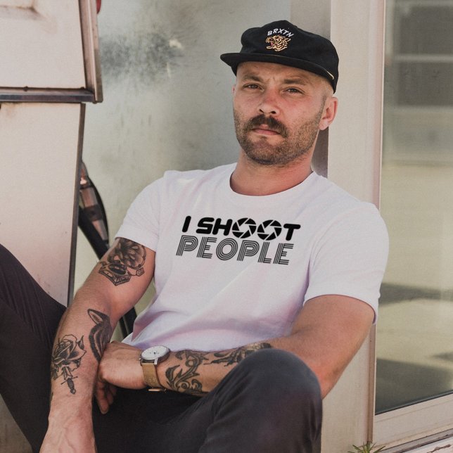 Jag skjuter folk roliga fotografier av älskare cit t shirt (Skapare uppladdad)