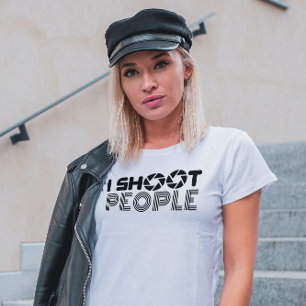 Jag skjuter folk roliga fotografier av älskare cit t shirt