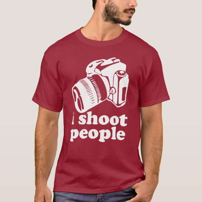 Jag skjuter folk! tee shirt (Framsida)