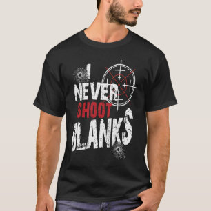Jag skjuter inte blankt Gravid i New Pappa Announc T Shirt