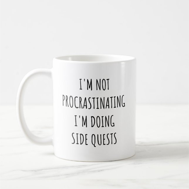 Jag skjuter inte, jag gör två. kaffemugg (Vänster)