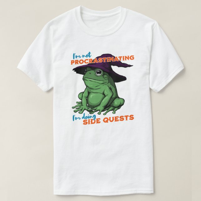 Jag skjuter inte upp mig... Jag gör sidokvesters F T Shirt (Design framsida)